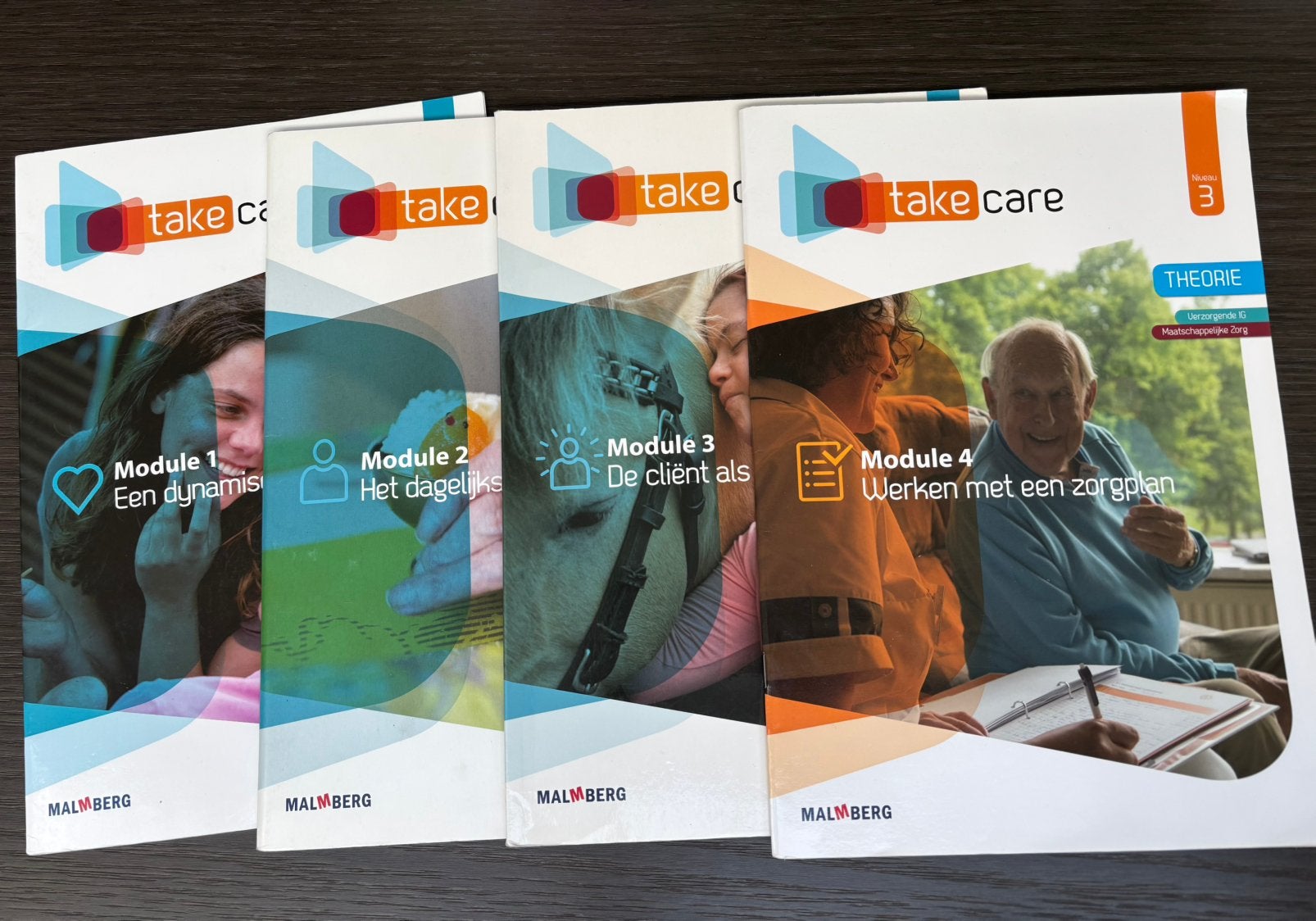Malmberg Take Care module 1t/m 4 theorie, Boeken, Ophalen of Verzenden, Gelezen, VMBO, Overige vakken