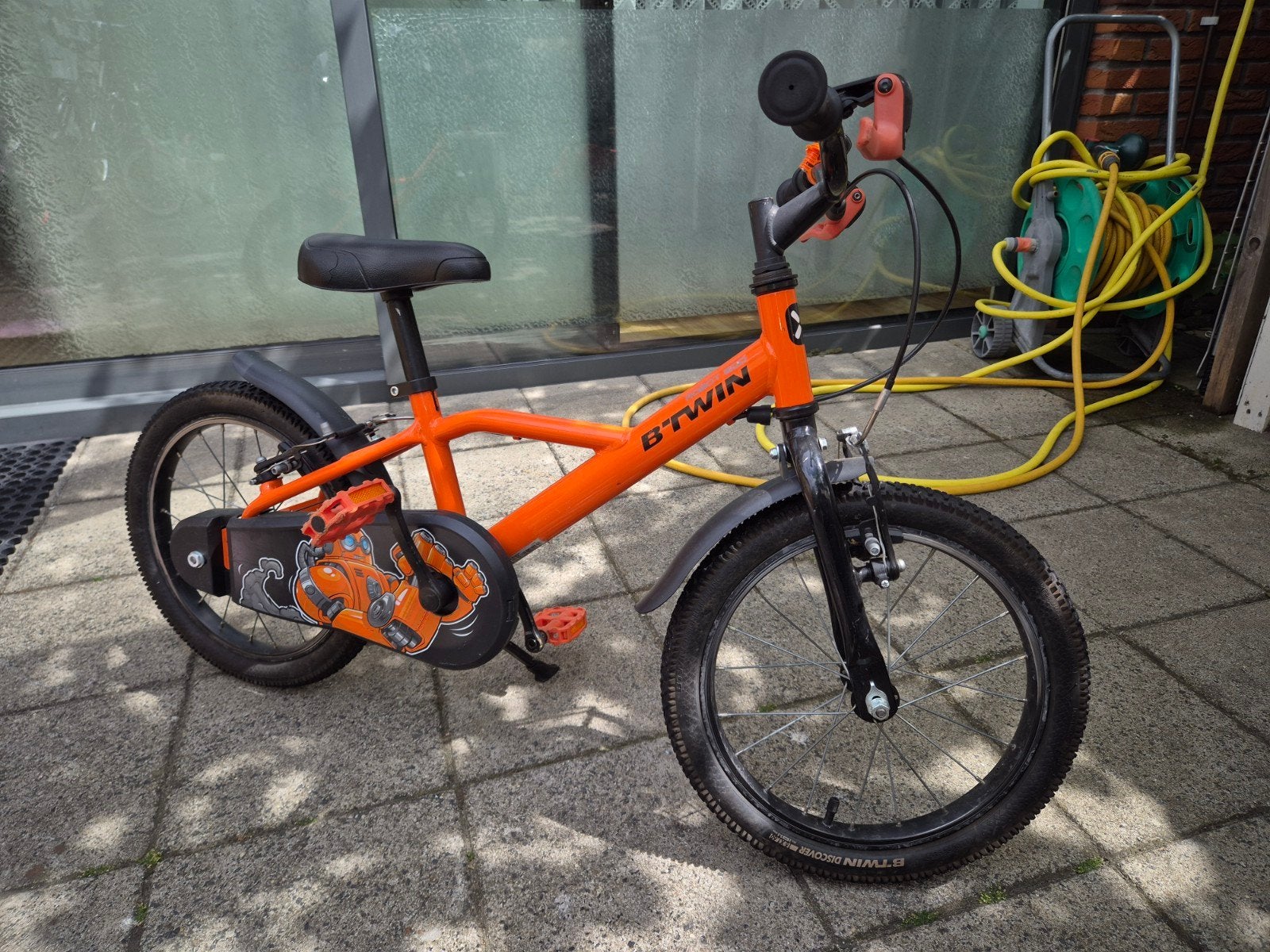 B'TWIN Robot 500 kinderfiets 16 inch (4-6 jaar), Ophalen