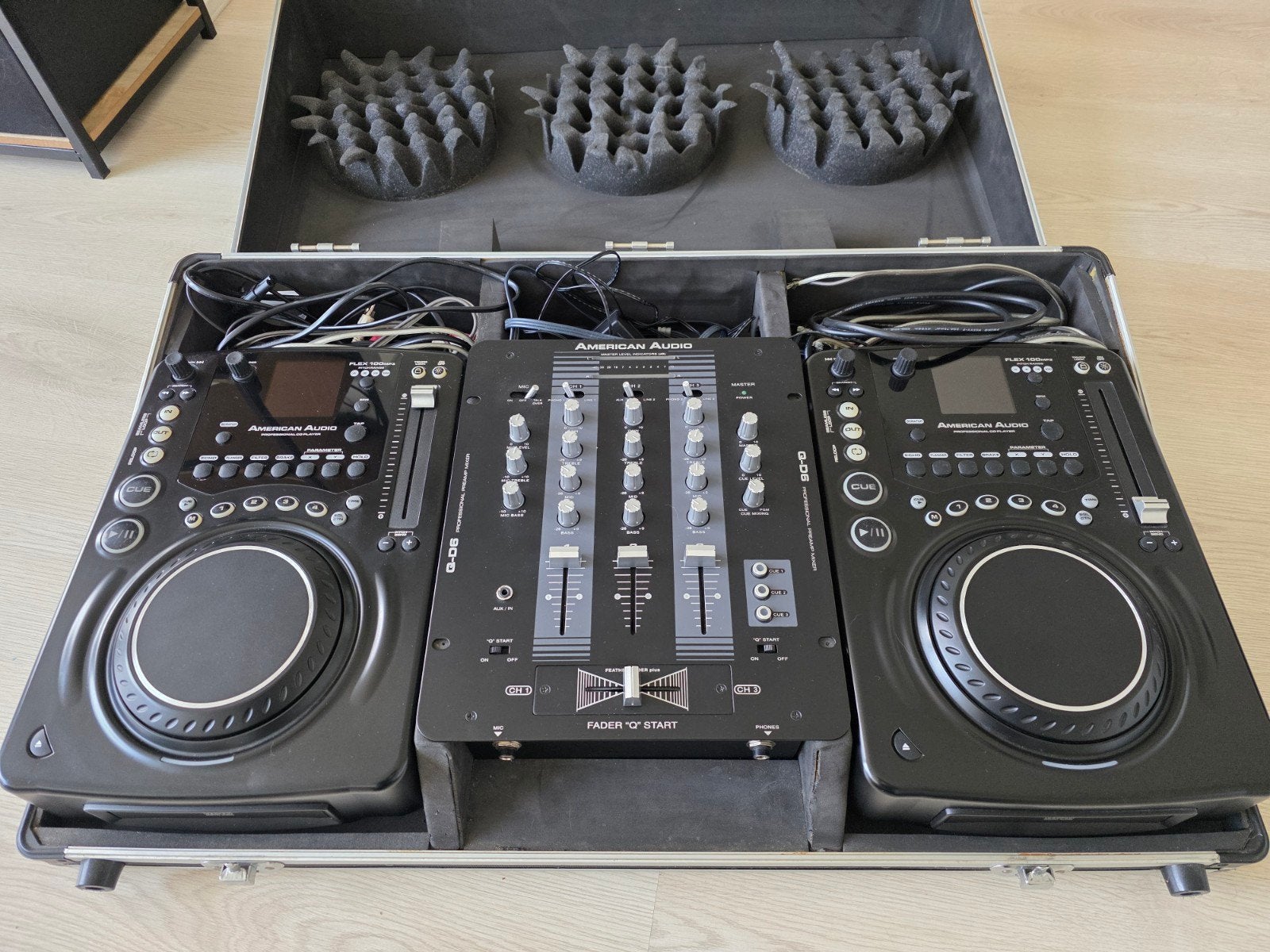 American Audio DJ-set met flightcase, Ophalen, Gebruikt, Dj-set, Overige merken