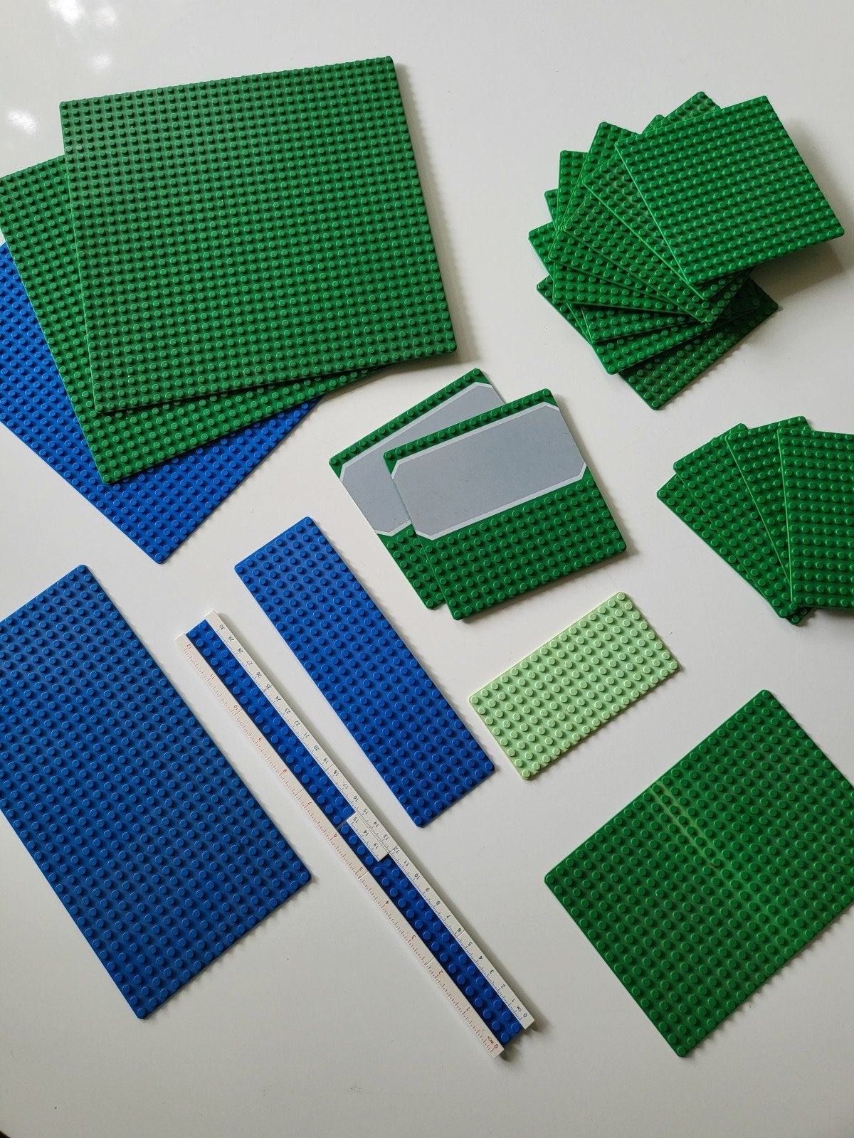 Vintage Lego bouwplaten 23 stuks, diverse afmetingen, Verzenden