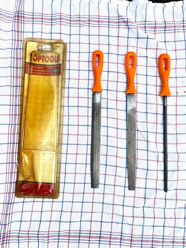 TOPTOOLS vijlenset 3-delig, Ophalen of Verzenden, Gebruikt