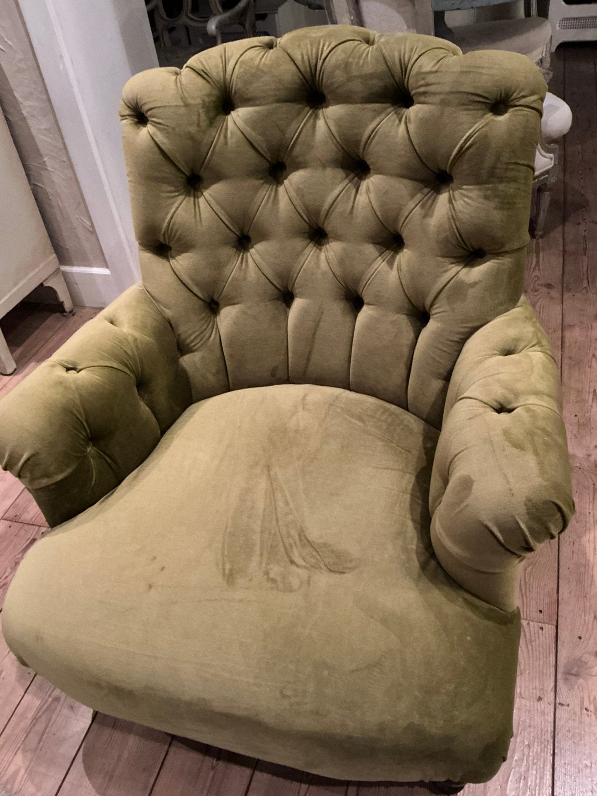 Prachtig dames fauteuiltje, Ophalen