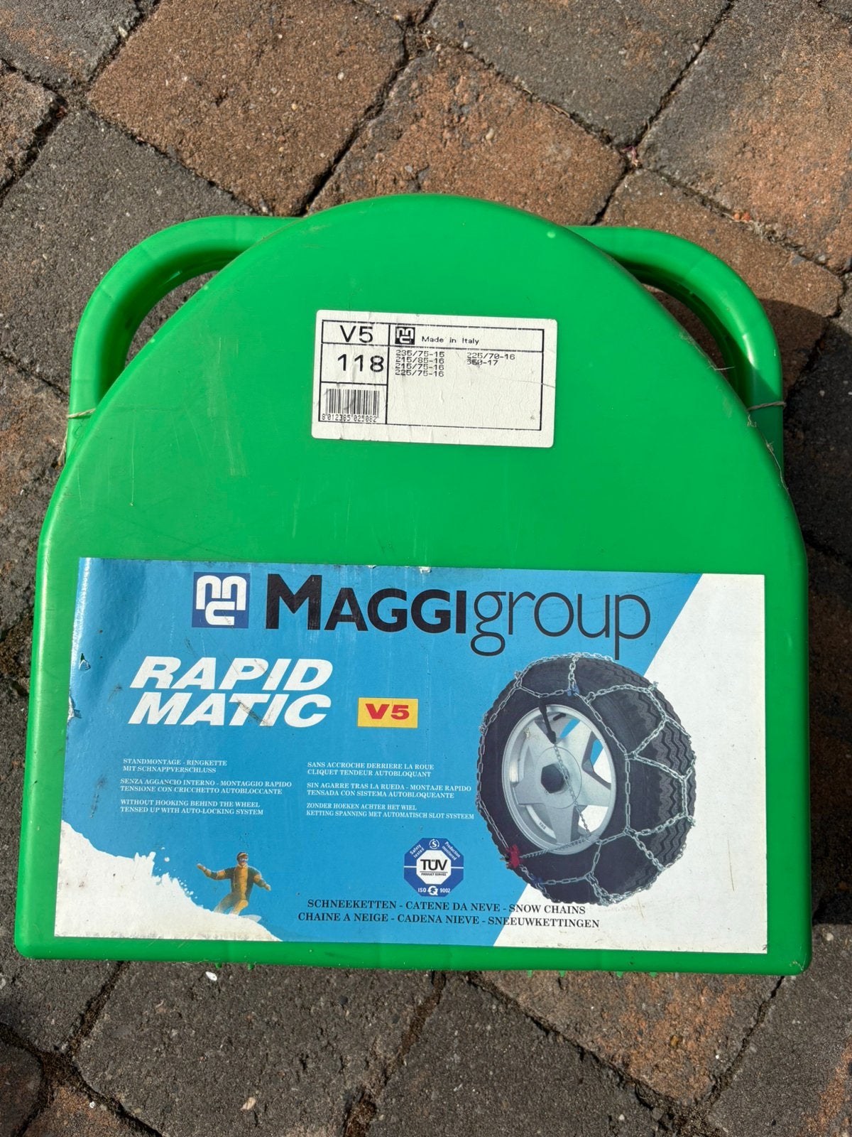 Rapid matic v5 sneeuwkettingen maten zie omschrijving, Auto diversen, Sneeuwkettingen, Ophalen, Nieuw