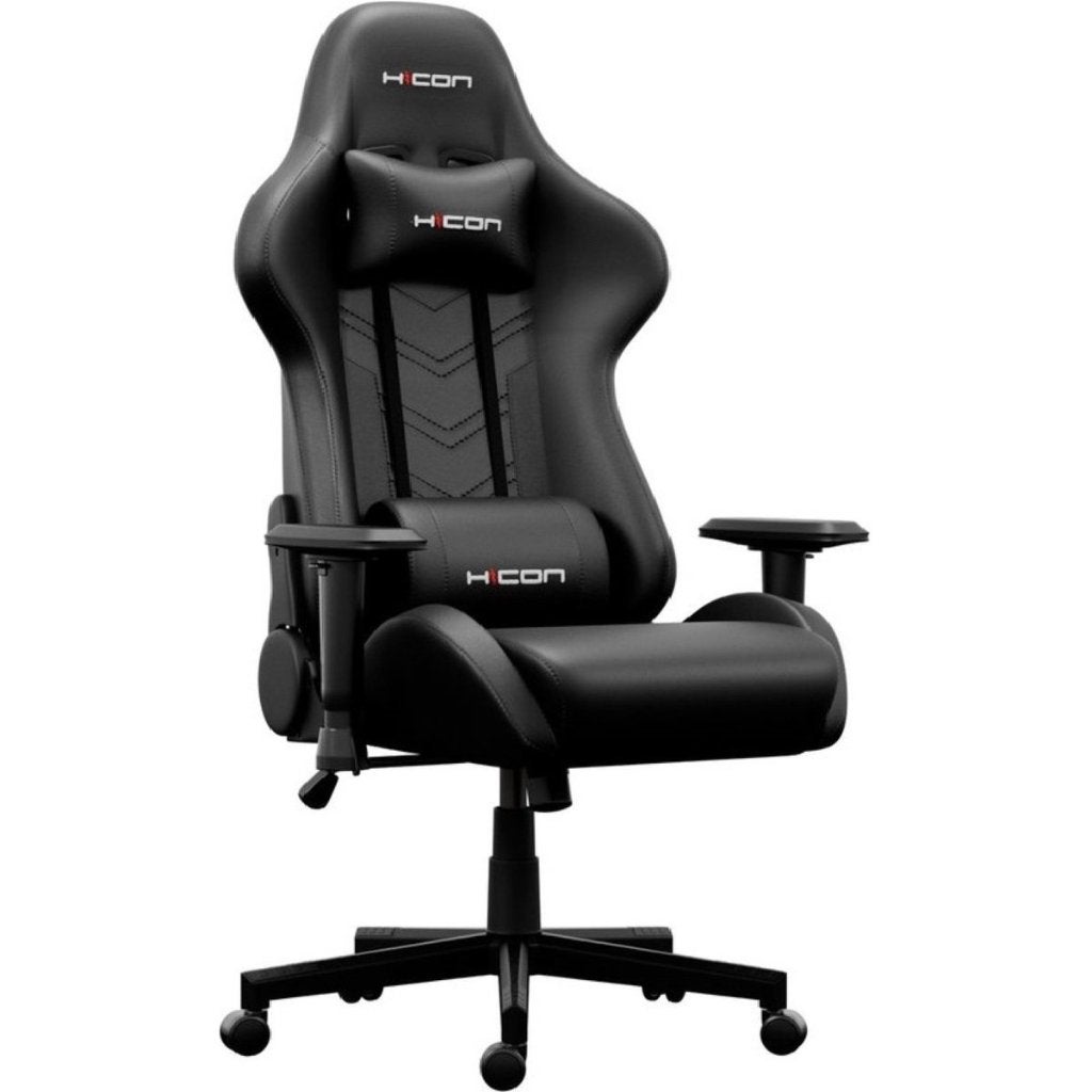 Gamestoel-Bureaustoel-Ergonomisch-Zwart, Ophalen, Zwart, Nieuw, Ergonomisch