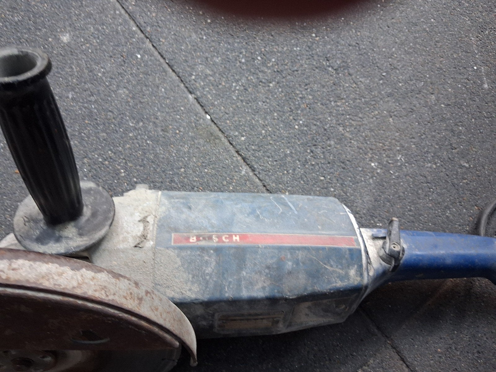Oude Bosch haakse slijper met slijpschijf, Ophalen, Gebruikt