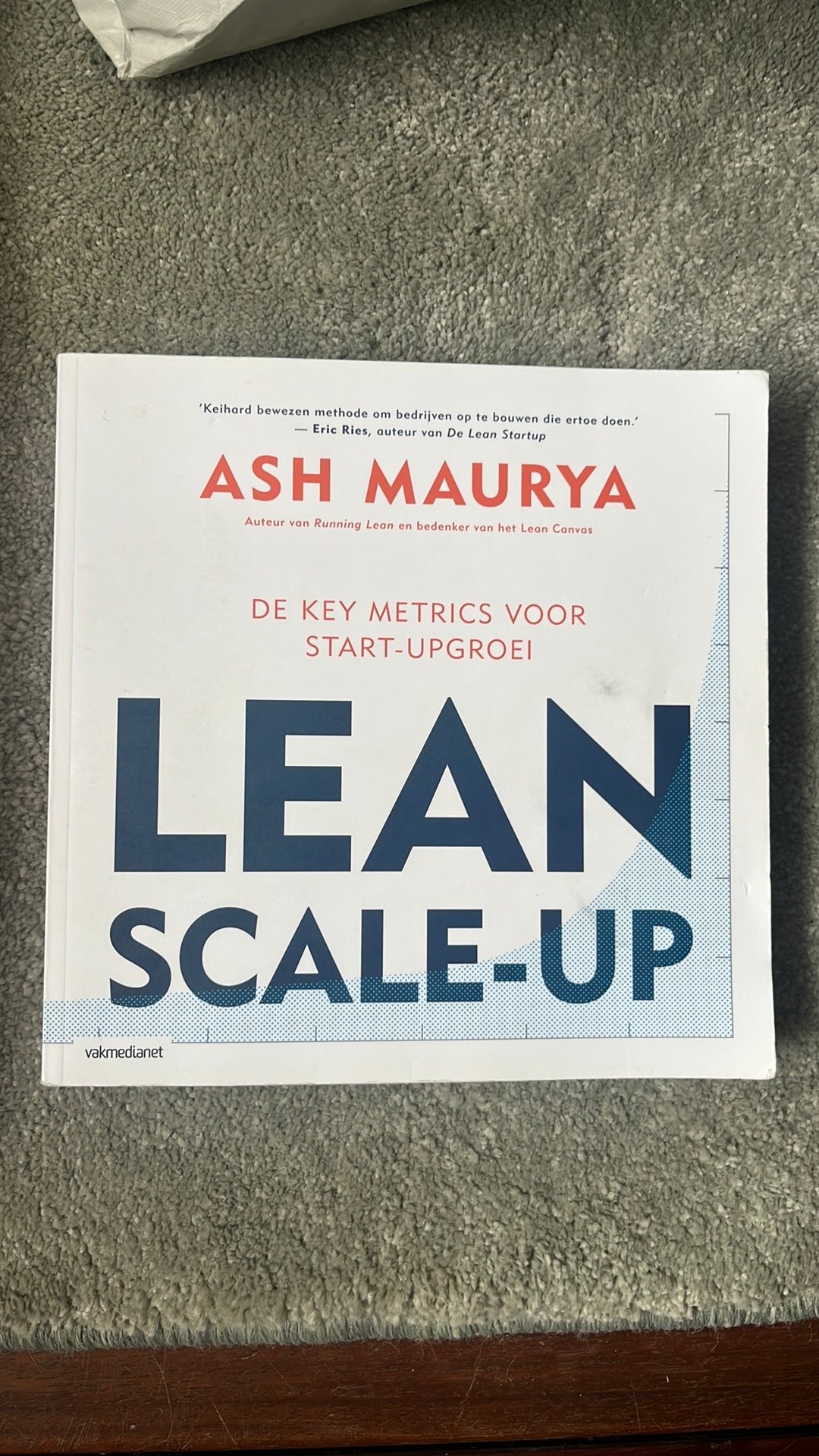 Ash Maurya - Lean scale-up, Ophalen of Verzenden, Zo goed als nieuw, Ash Maurya
