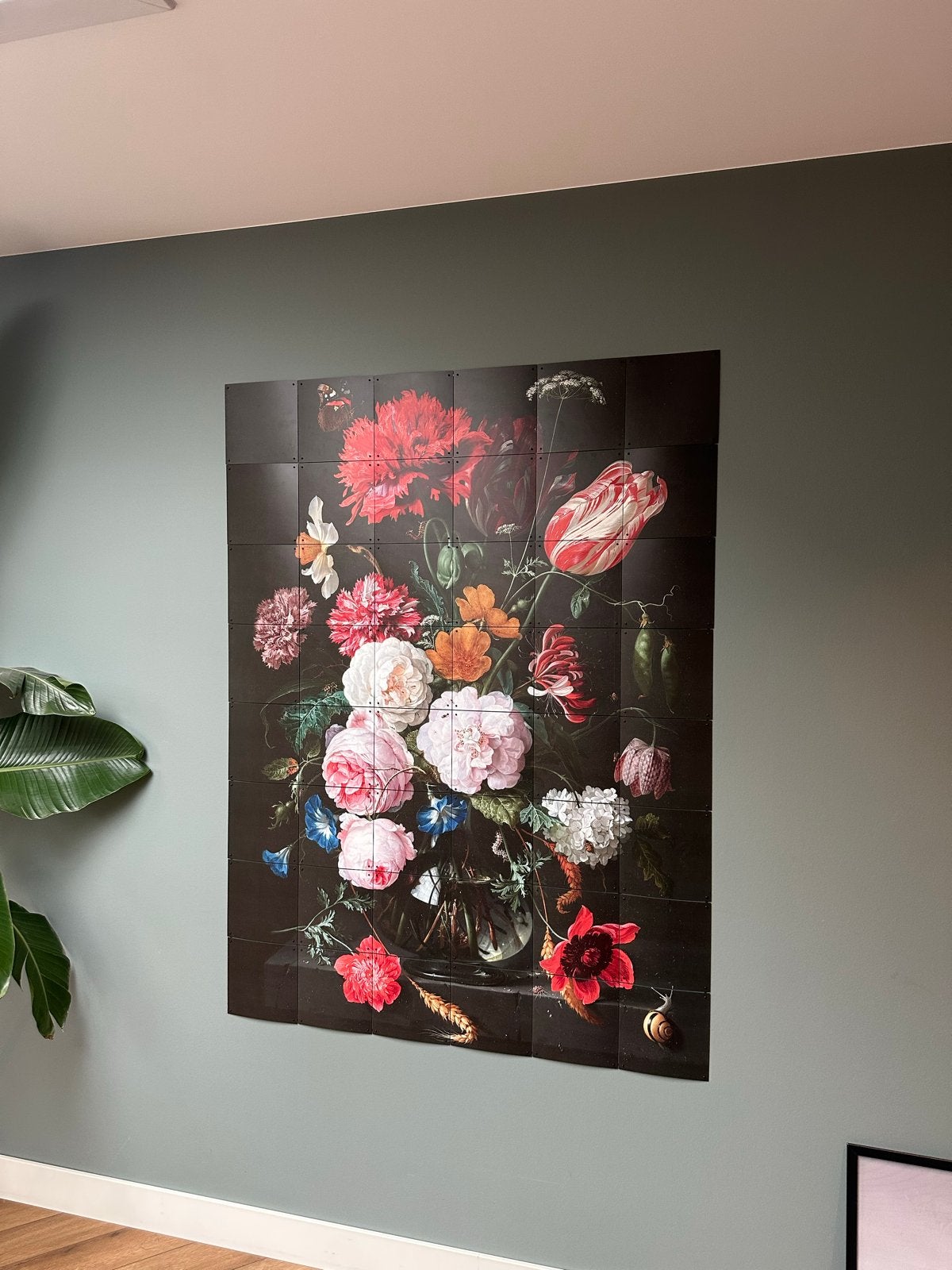 IXXI Bloemenstilleven wanddecoratie - 160 x 120 cm, Meerkleurig, Klassiek, Ophalen of Verzenden, Wandbord of Wandpaneel