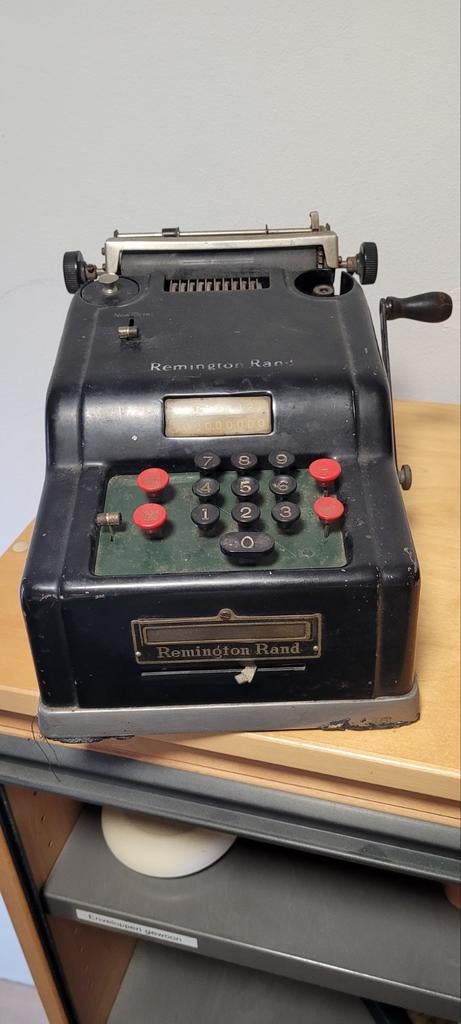 Remmington Rand rekenmachine, Ophalen of Verzenden