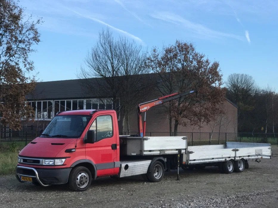 VELDHUIZEN Other Other semi dieplader 8t Maxilift 160 kraan, Overige brandstoffen, Trekhaak, Origineel Nederlands, Bedrijf