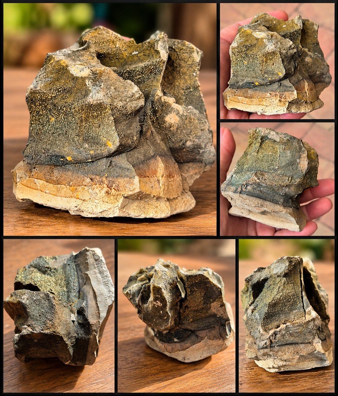 Septarie met Chalcopyriet - 352 gram, Ophalen of Verzenden, Mineraal