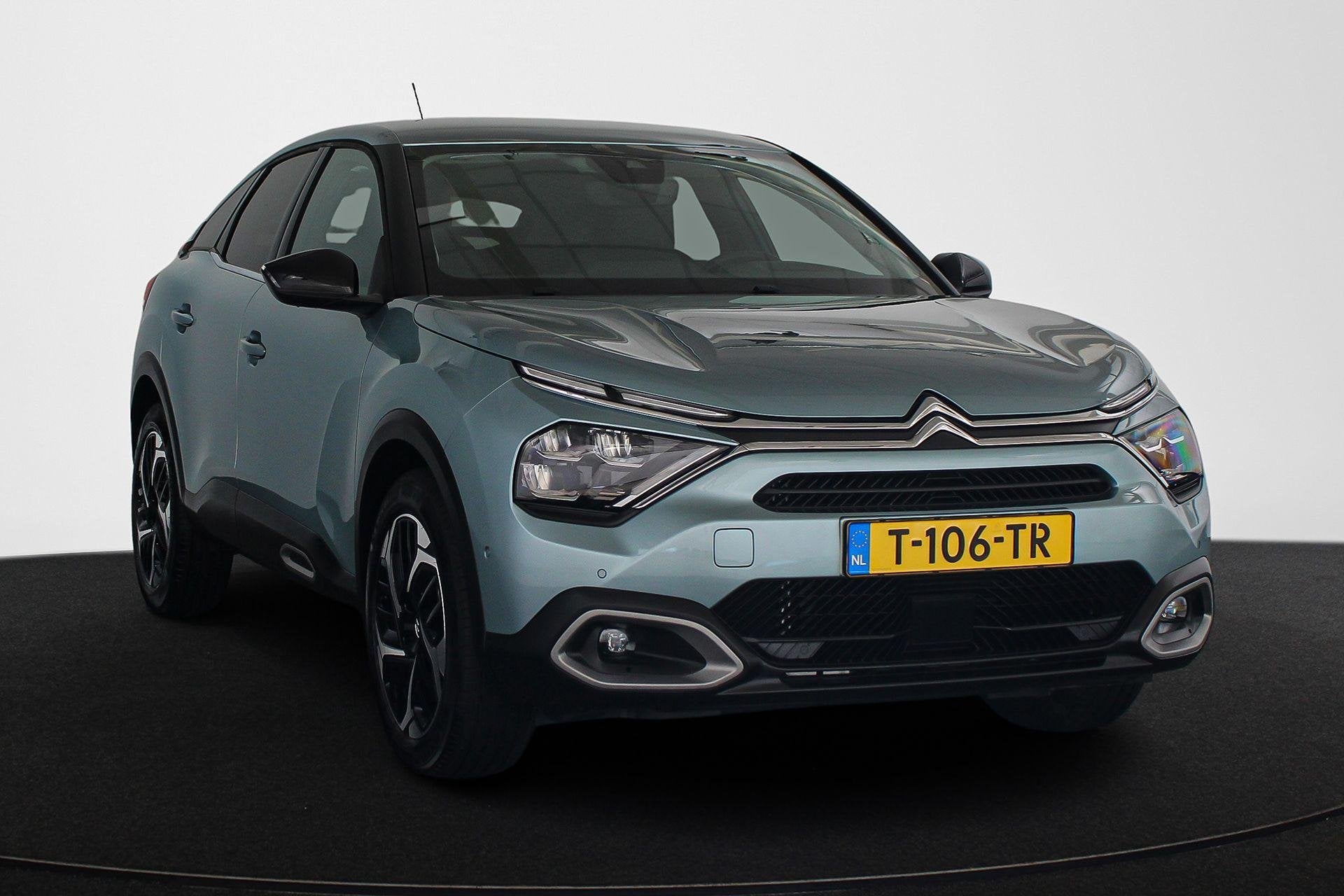 Citroen C4 1.2 Puretech Shine Automaat Adaptieve Cruise Cont, Auto's, Gebruikt, Euro 6, 1199 cc, Blauw