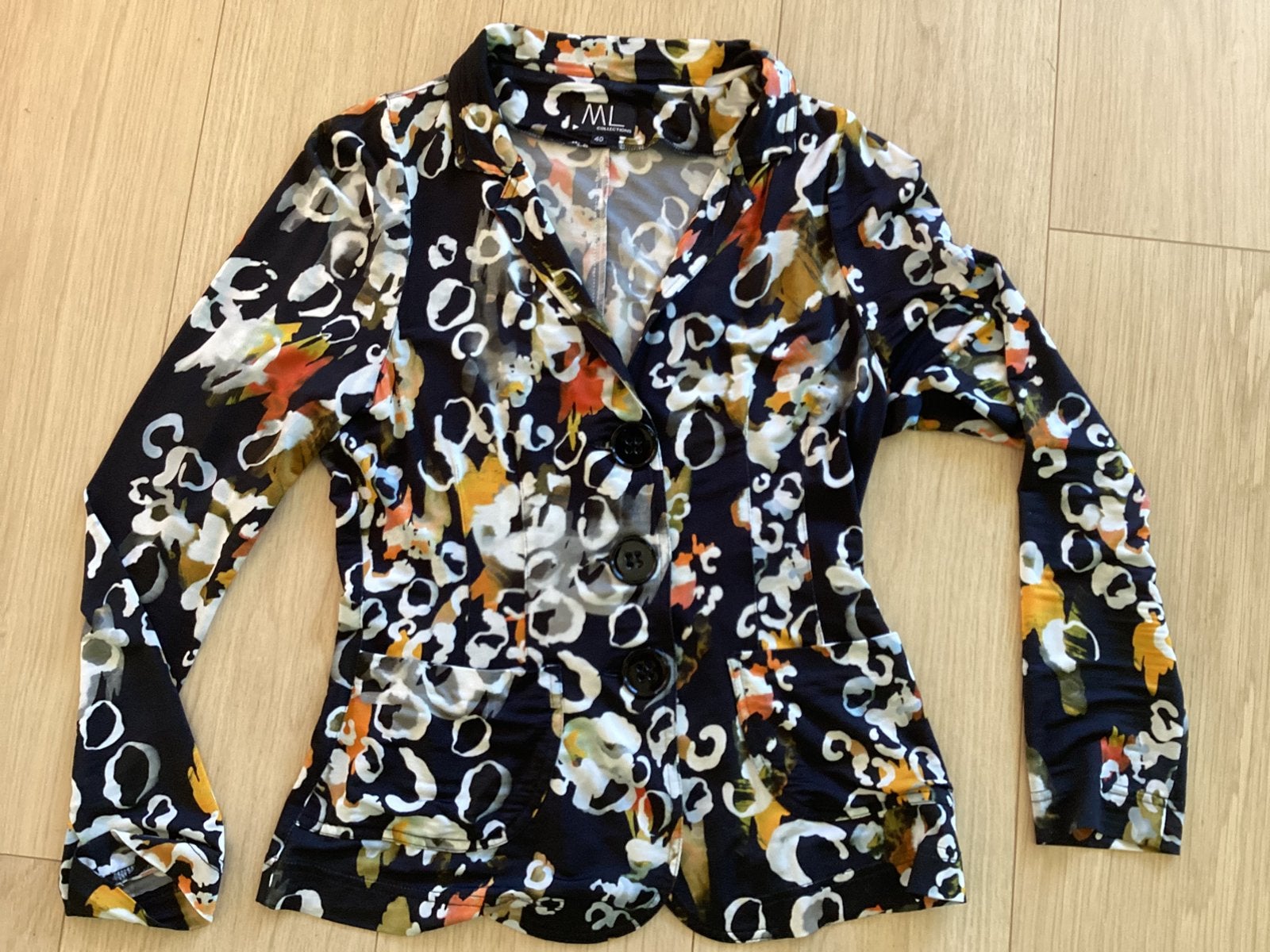 Mooie blazer van ML Collection maat 40, Kleding | Dames, Maat 38/40 (M), Meerkleurig, Ophalen of Verzenden, Zo goed als nieuw