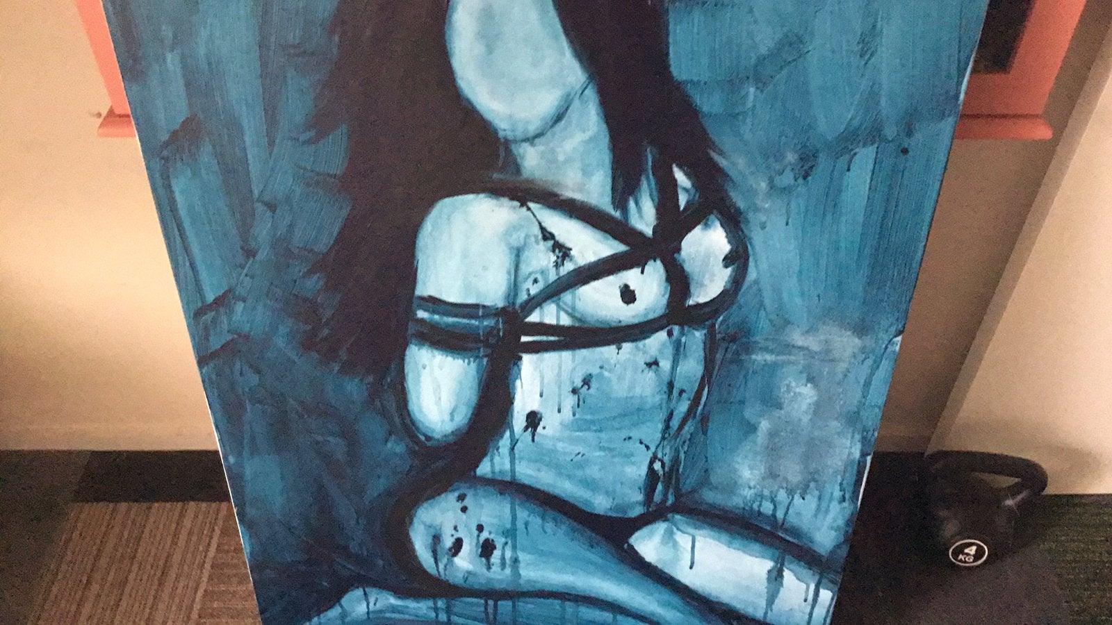 BDSM schilderij, Ophalen