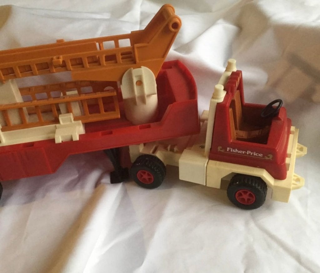 Brandweer wagen Fisher Price, Ophalen, Gebruikt, Auto of Voertuig