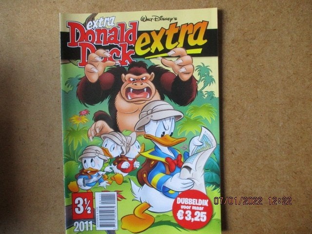 adv5402 extra donald duck extra 3 1/2, Eén stripboek, Ophalen, Gelezen