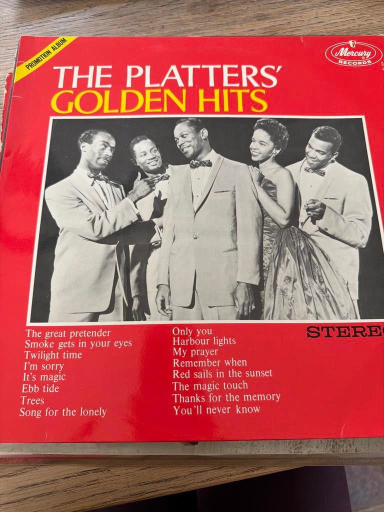 The Platters' Golden Hits vinyl, Ophalen of Verzenden, Gebruikt, 12 inch