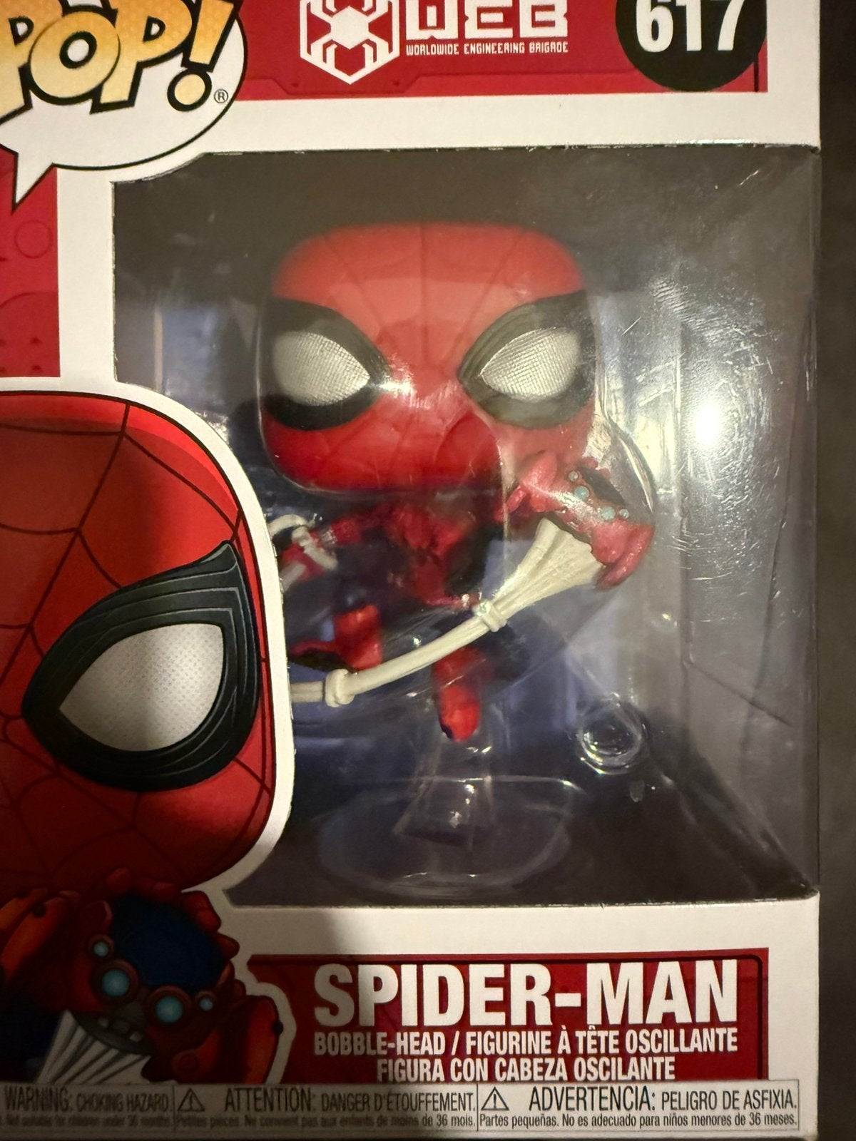 Funko pop spiderman web 617 exclusief, Ophalen of Verzenden, Zo goed als nieuw