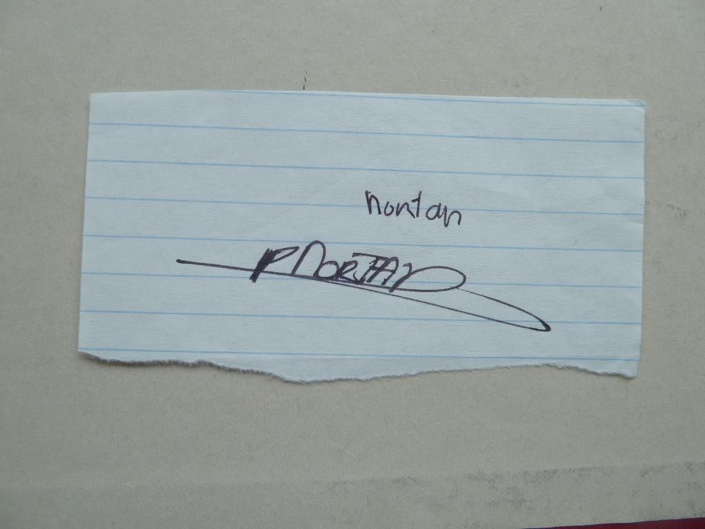 Handtekening. Paul.Nortan. AZ, Ophalen of Verzenden, Zo goed als nieuw, AZ, Overige typen