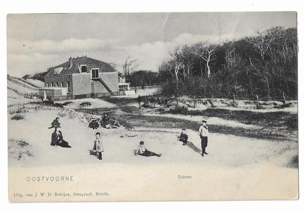 Oostvoorne, Duinen, Ophalen of Verzenden, Voor 1920, Gelopen, Zuid-Holland
