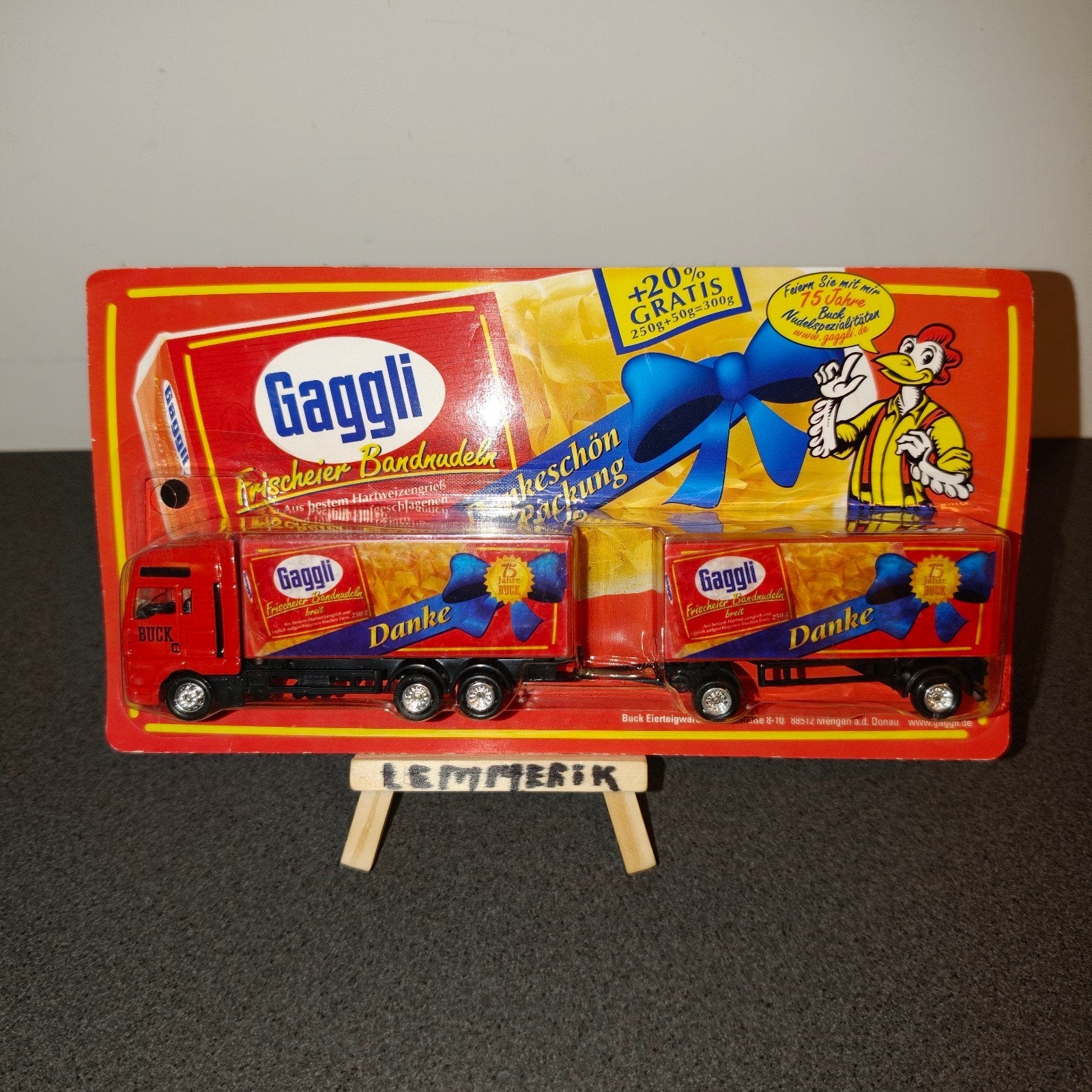 Gaggli vrachtwagen met aanhanger - Modelauto, Ophalen of Verzenden, Nieuw, Bus of Vrachtwagen