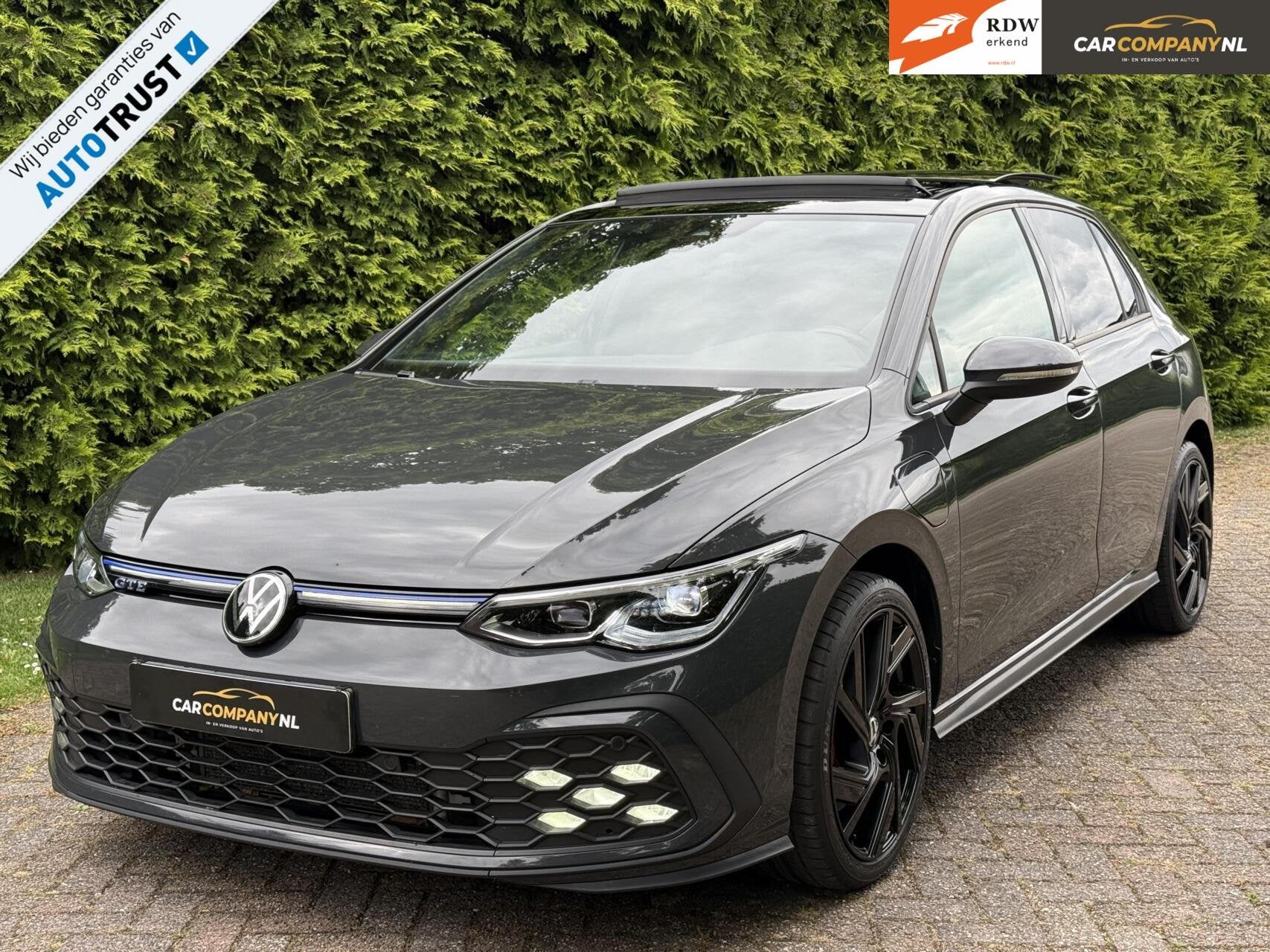VW Golf GTE| PANORAMADAK| ACC| IQLights| SFEERverlicht., Stof, Gebruikt, 4 cilinders, Met garantie (alle)