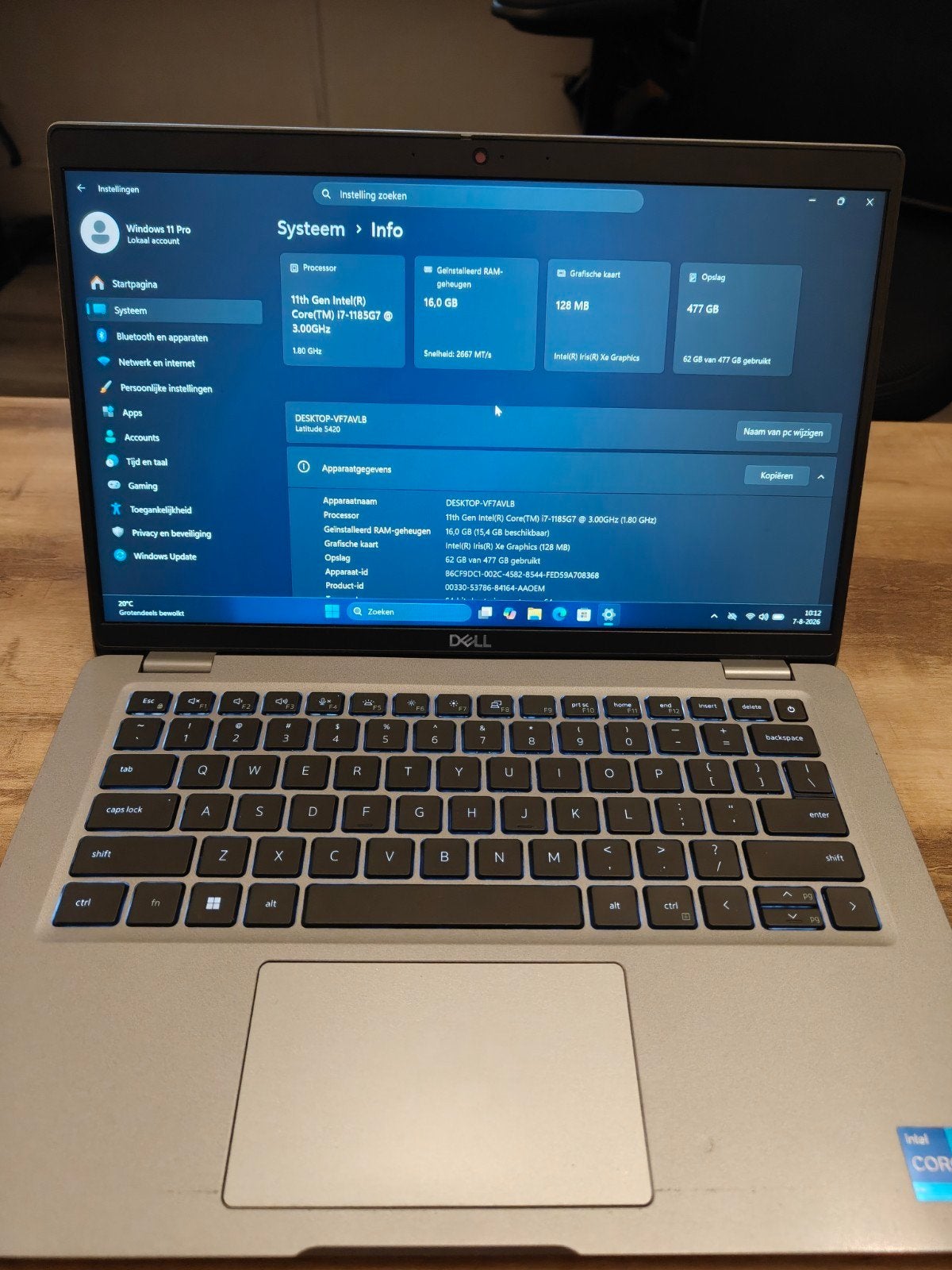 Dell Latitude 5420 – 14 inch | Intel Core i7 11e gen, Computers en Software, Windows Laptops, 2 tot 3 Ghz, 14 inch, Ophalen of Verzenden