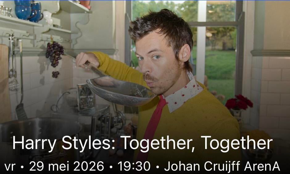 Ruilen kaarten Harry Styles, Drie personen of meer, Mei