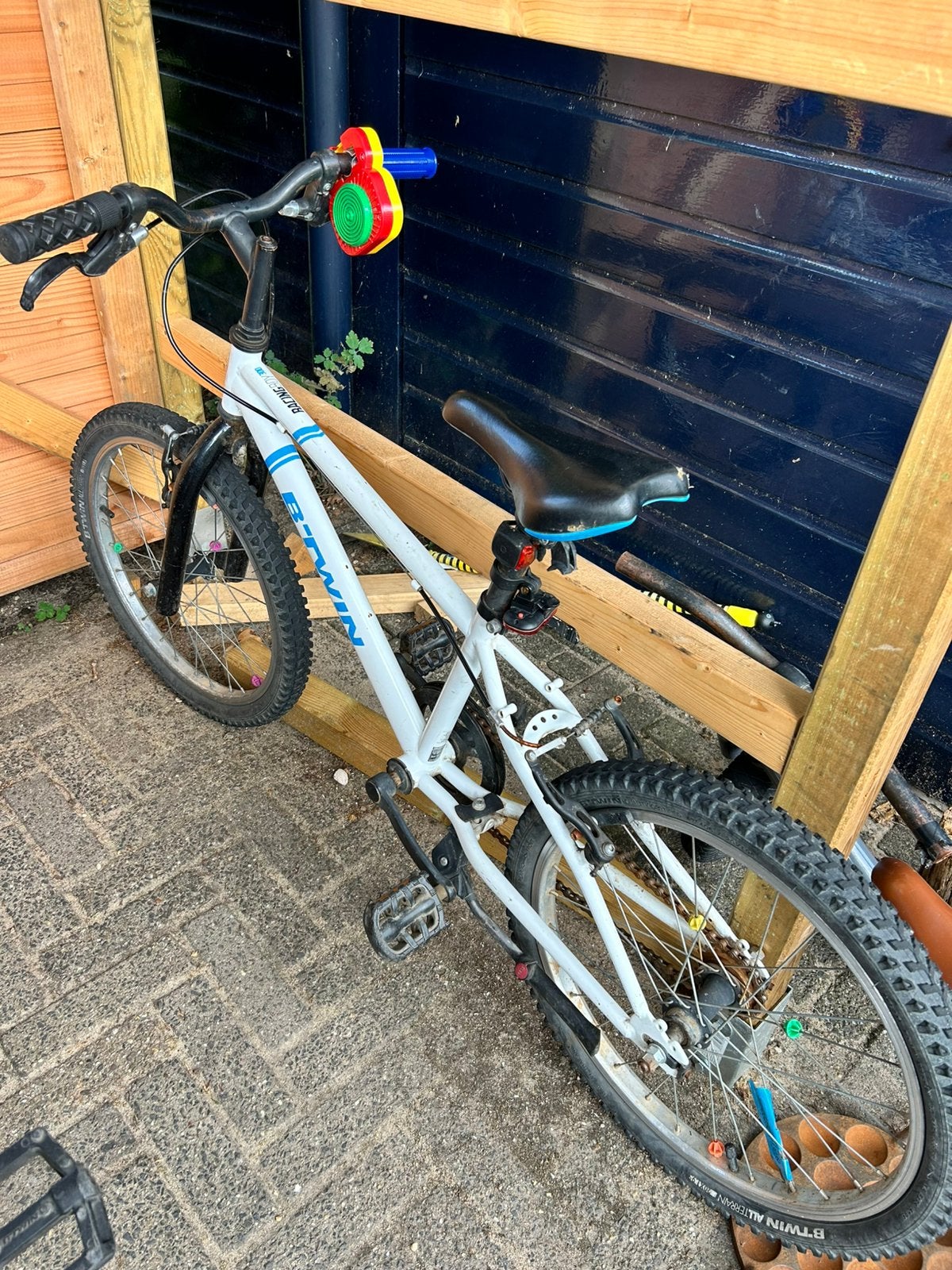 Rockrider 24 inch TEAB, Fietsen en Brommers, Fietsen | Crossfietsen en BMX, Ophalen, Gebruikt, Staal, Velgrem