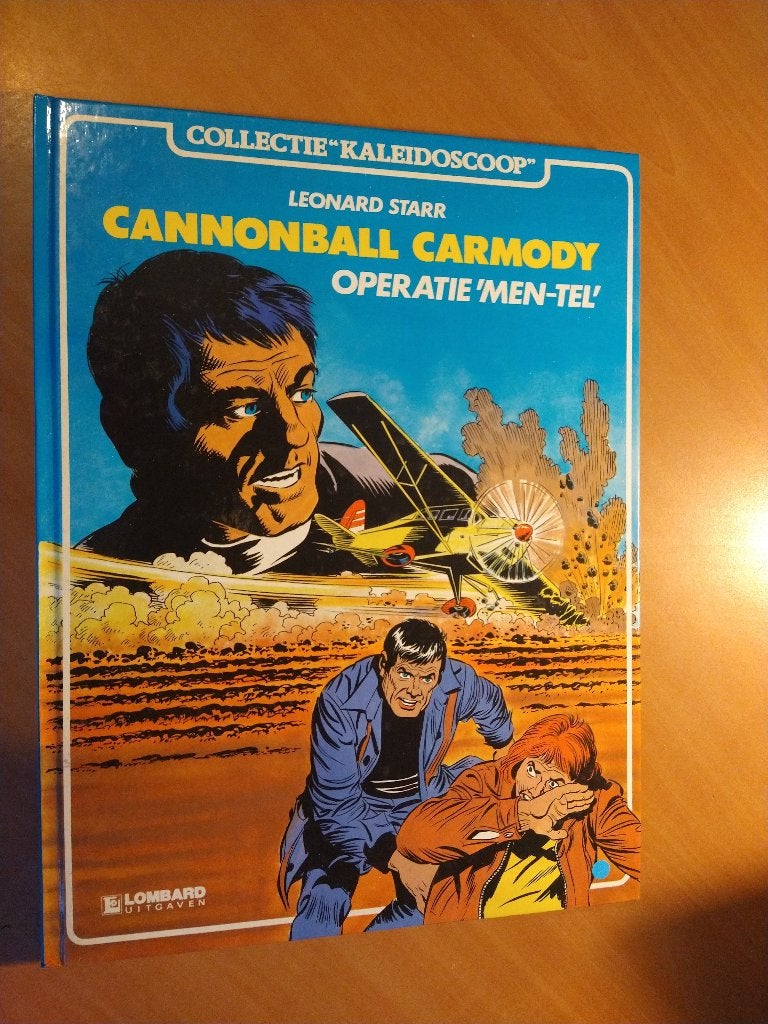 Starr, Leonard. Cannonball Carmody. Operatie 'Men-Tel', Boeken, Eén stripboek, Ophalen of Verzenden, Gelezen