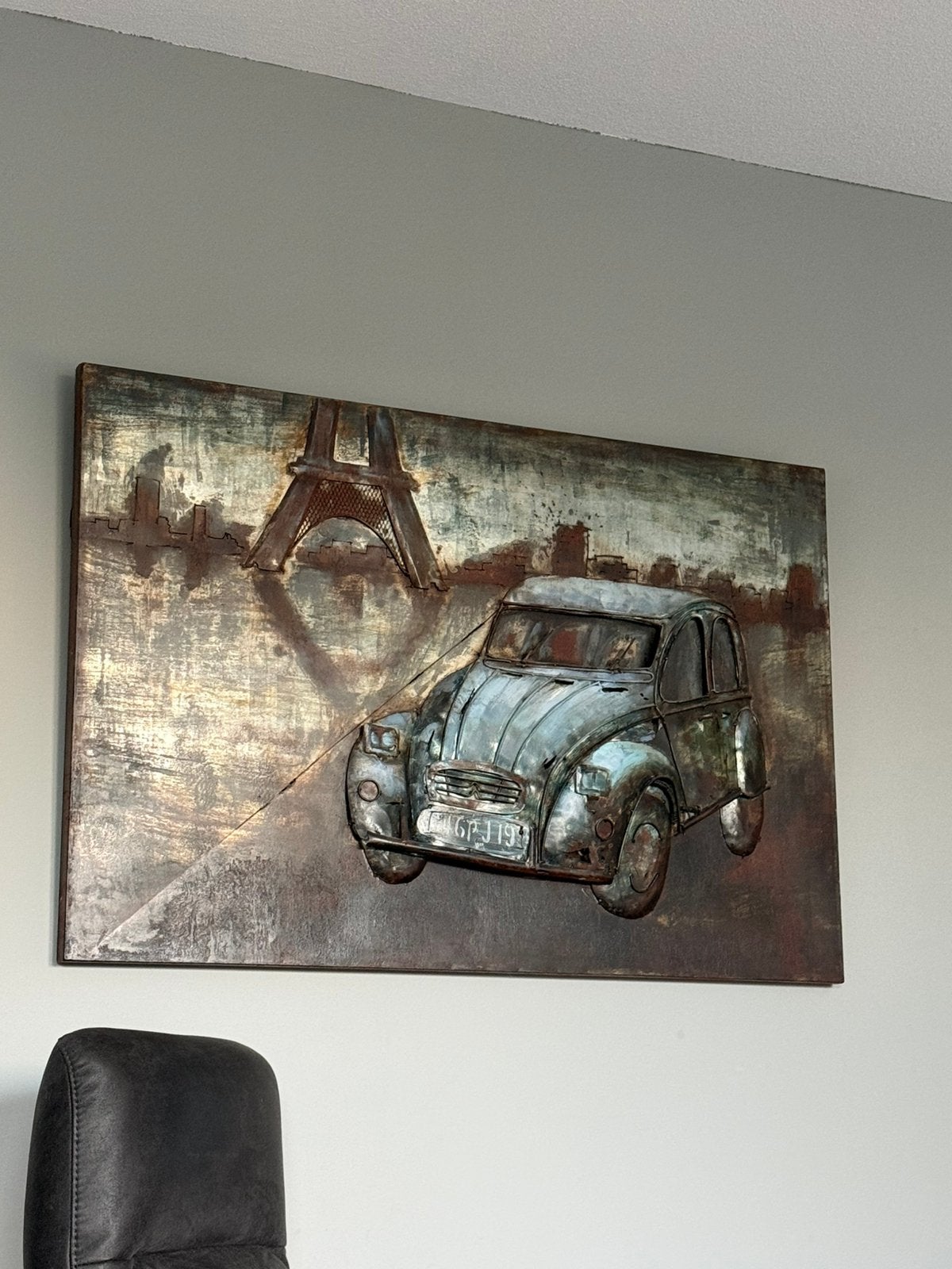 metalen “schilderij” Beetle, Ophalen, Schilderij, 75 cm of meer