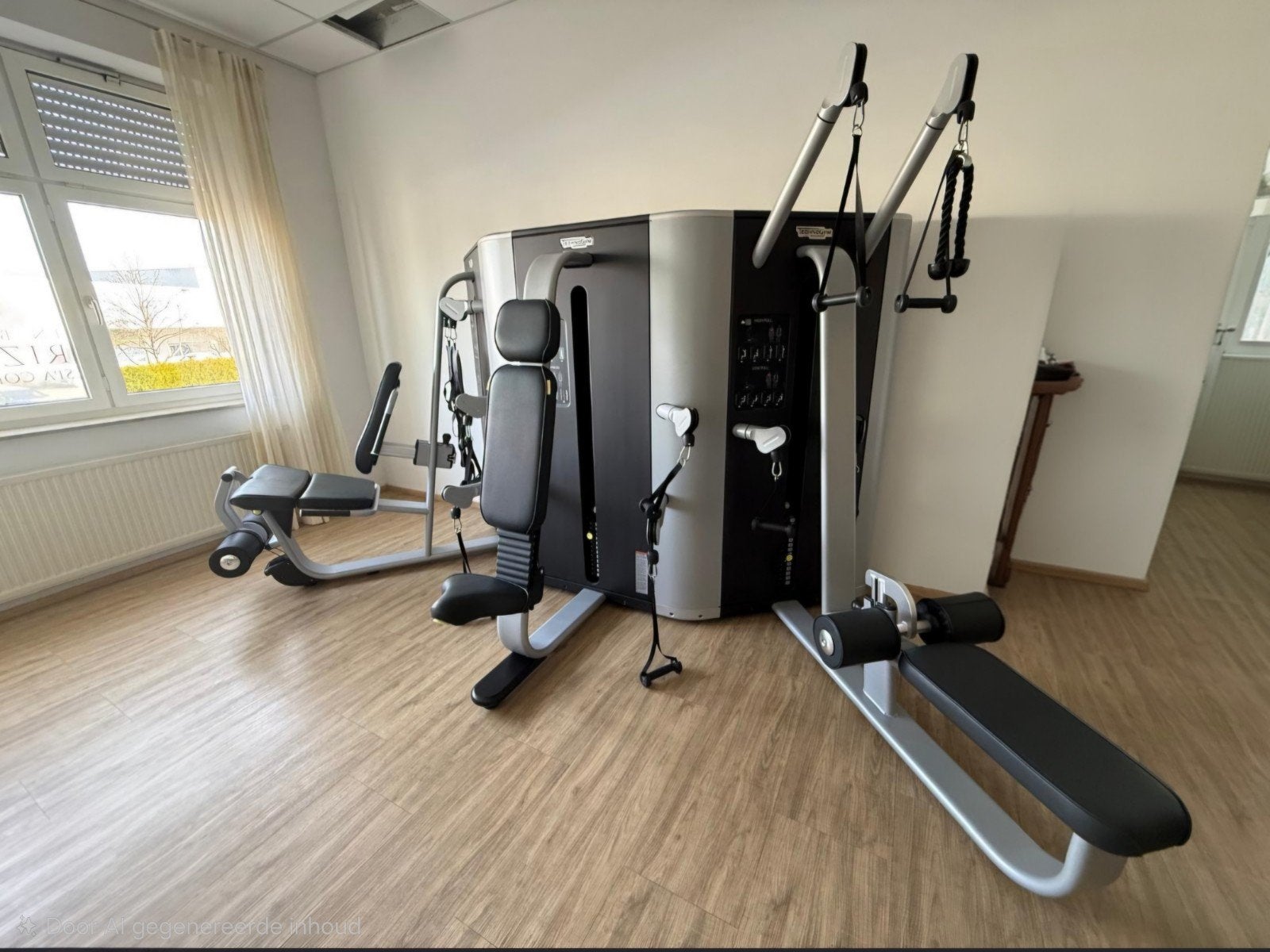 Technogym Multistation MOET ZSM WEG, Sport en Fitness, Benen, Gebruikt, Krachtstation, Ophalen of Verzenden