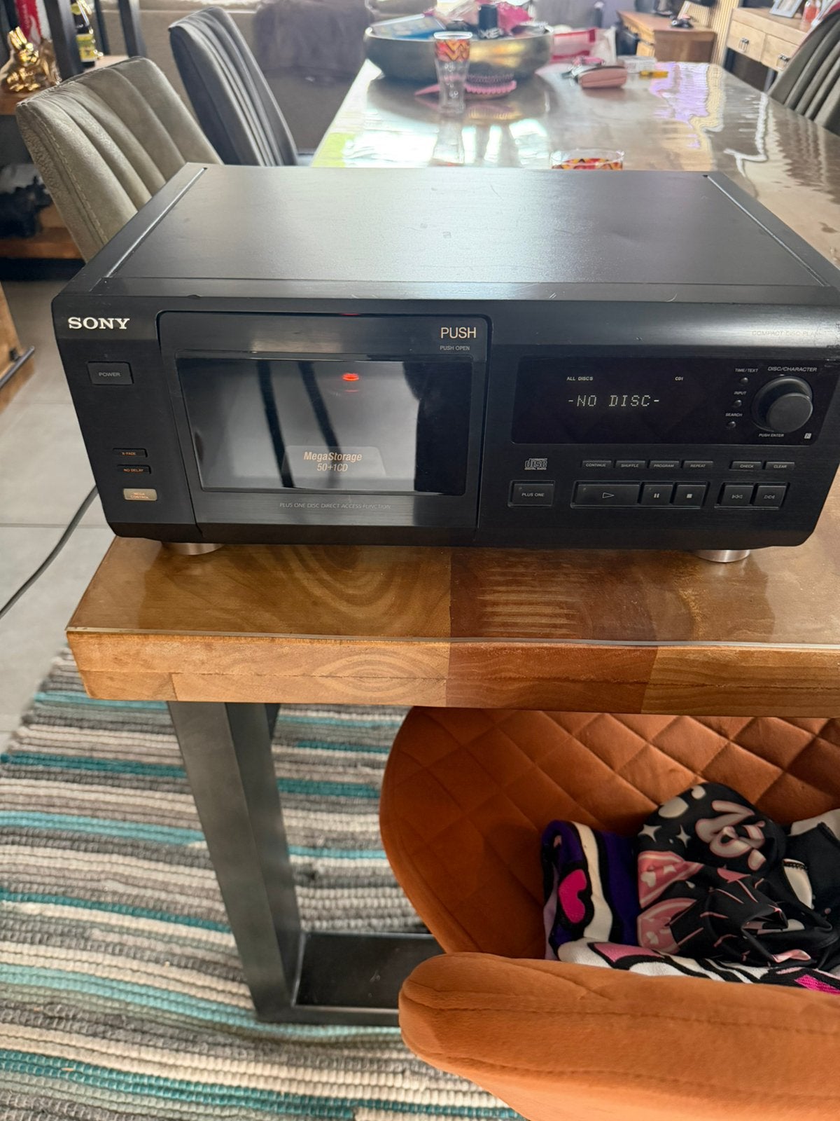 Sony CDP-CX55 50+1 cd wisselaar speler, Ophalen of Verzenden, Zo goed als nieuw, Sony, Wisselaar