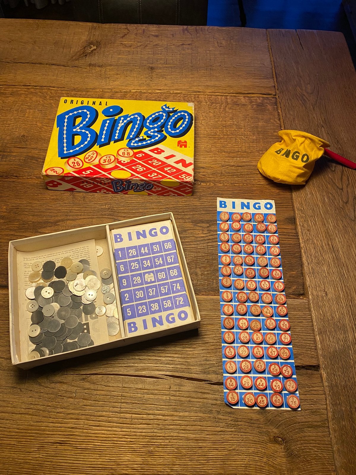 Origineel bingospel, Ophalen