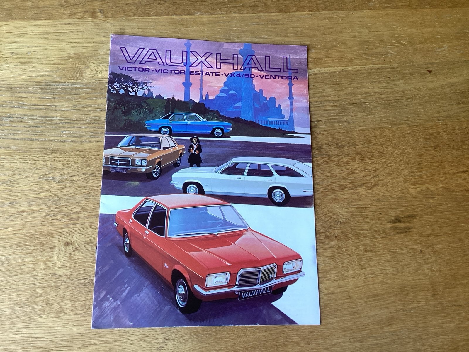 Vauxhall Victor VX4/90 Ventora brochure uit 1976, Ophalen of Verzenden, Gelezen, Overige merken
