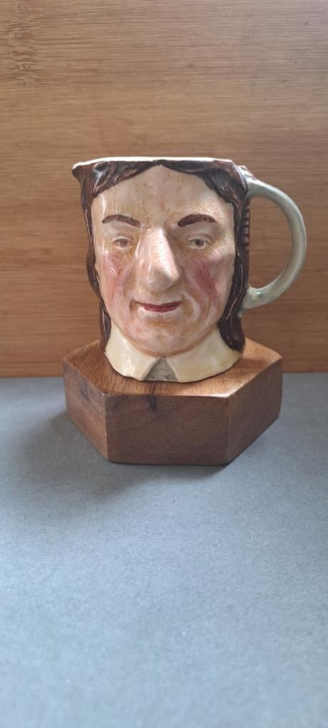 ​Vintage Miniatuur Toby Jug Oliver Cromwell (5 cm), Ophalen of Verzenden