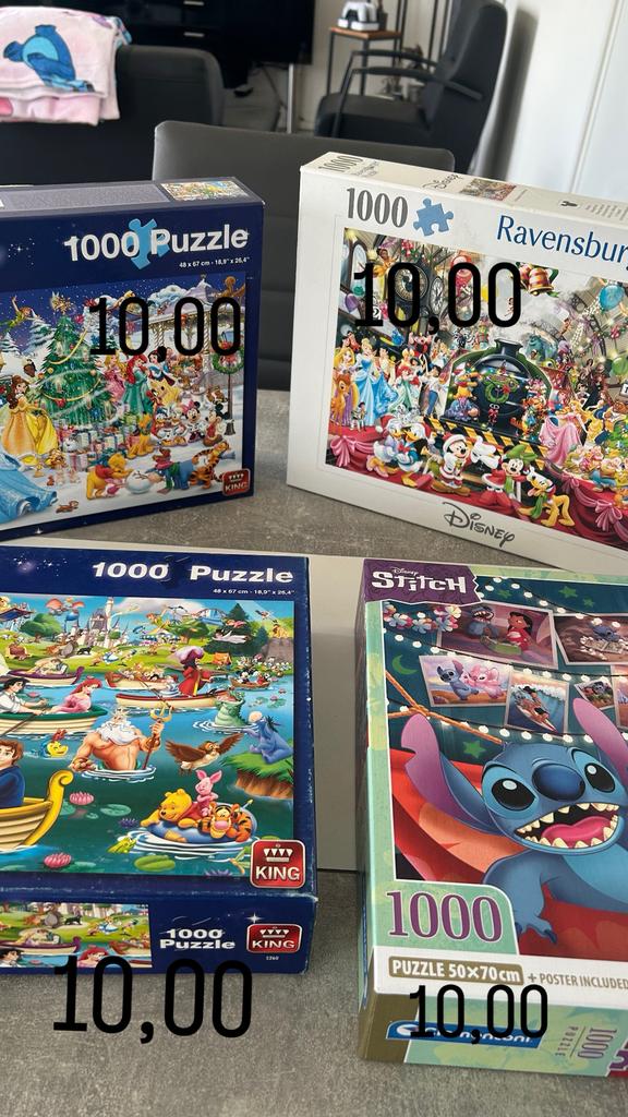 Disney puzzel, Ophalen, 500 t/m 1500 stukjes, Zo goed als nieuw