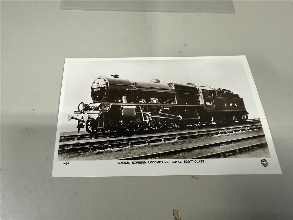 post kaart -Railway LMSR Express Locomotive Royal Scott Post, Verzamelen, Ophalen of Verzenden, Voor 1920, Ongelopen, Frankrijk