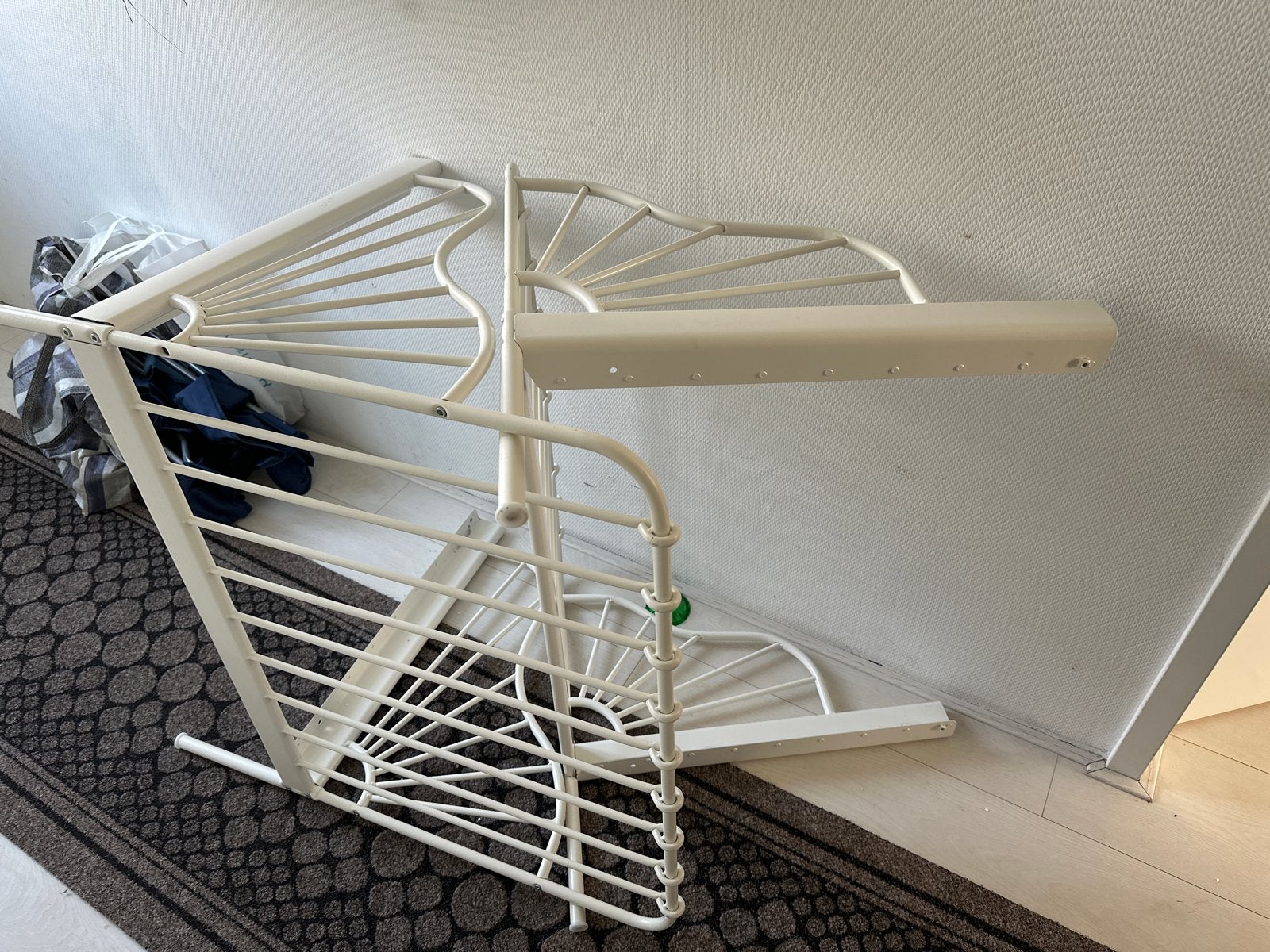 Meegroeibed met lattenbodem (excl. matras) !!Gratis, Huis en Inrichting, Eenpersoons, Wit, Ophalen of Verzenden, Verstelbaar