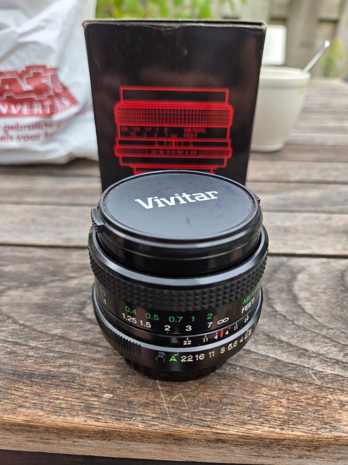 Vivitar 24mm f/2.8 Macro/Makro P/K-A R-P/K Lens voor Pentax, Overige merken, Gebruikt, Macrofunctie, Pentax K-mount