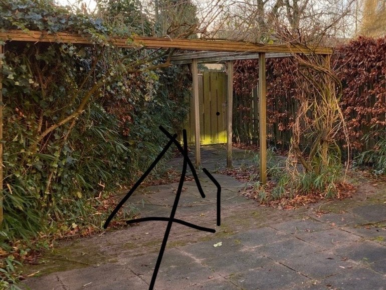 Houten pergola / klimrek - Zeer goede kwaliteit, Ophalen of Verzenden, Zo goed als nieuw