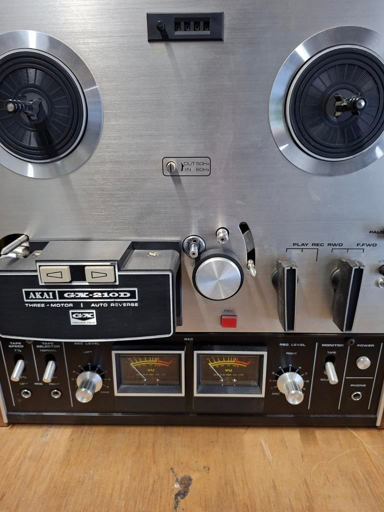 Akai bandrecorder met spoelen, Audio, Tv en Foto, Bandrecorders, Ophalen, Bandrecorder, Met banden