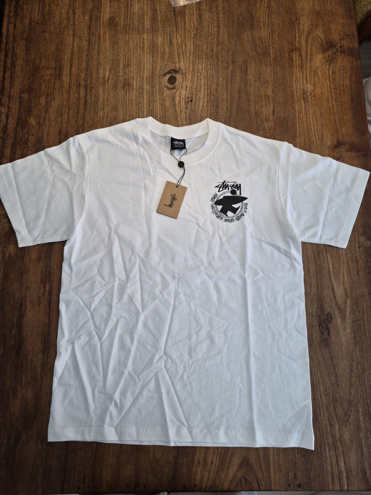Stussy T-shirt - Nieuw met labels, Maat 48/50 (M), Wit, Stussy, Nieuw