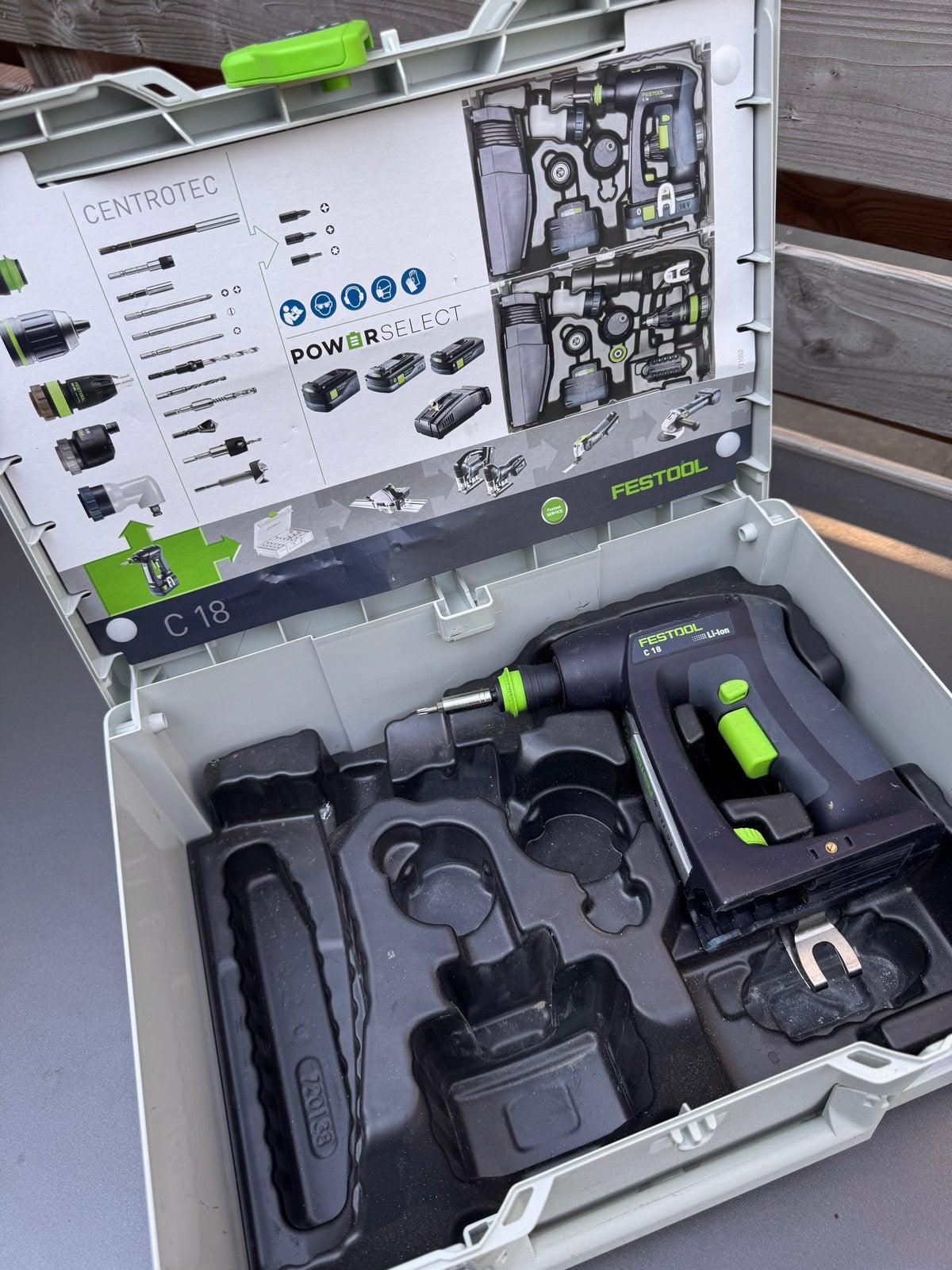 Festool C 18-Basic Accu-boorschroefmachine in Systainer, Doe-het-zelf en Verbouw, Gereedschap | Boormachines, Variabele snelheid