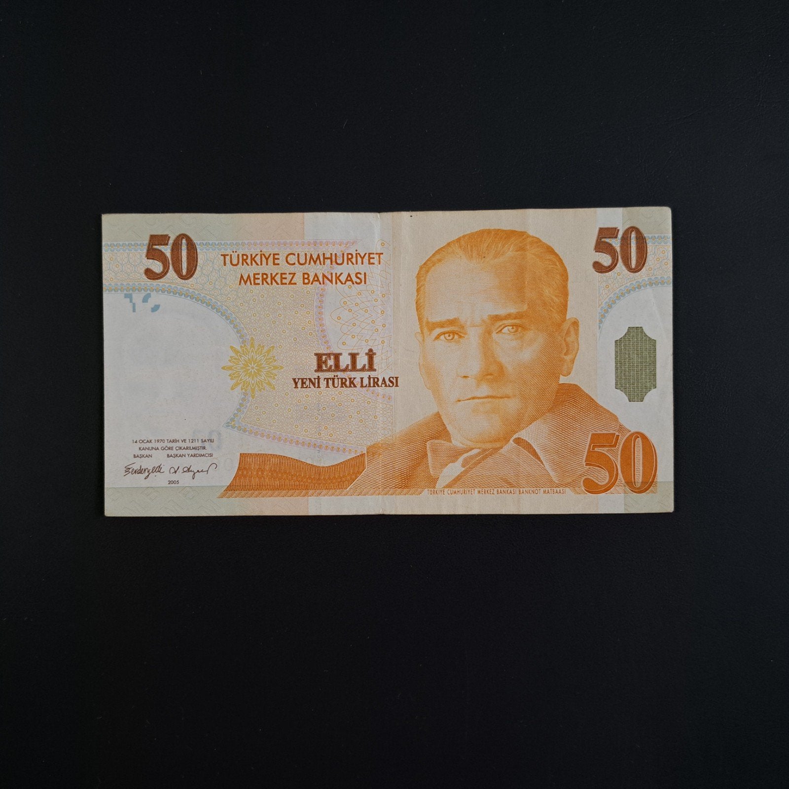 50 lira Turkije #055, Postzegels en Munten, Bankbiljetten | Europa | Niet-Eurobiljetten, Verzenden, Overige landen, Los biljet