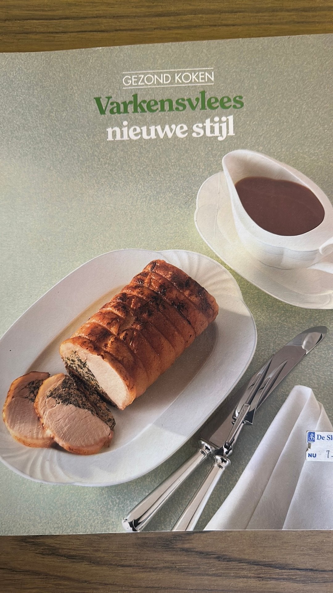 Kookboek ‘varkensvlees nieuwe stijl ‘, Boeken, Ophalen of Verzenden, Gezond koken