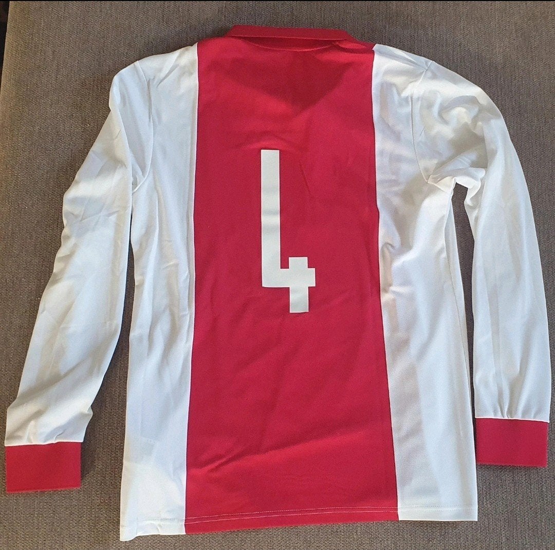 Ajax Thuisshirt 125 jaar Maat L Hato #4, Ophalen of Verzenden, Nieuw, Shirt