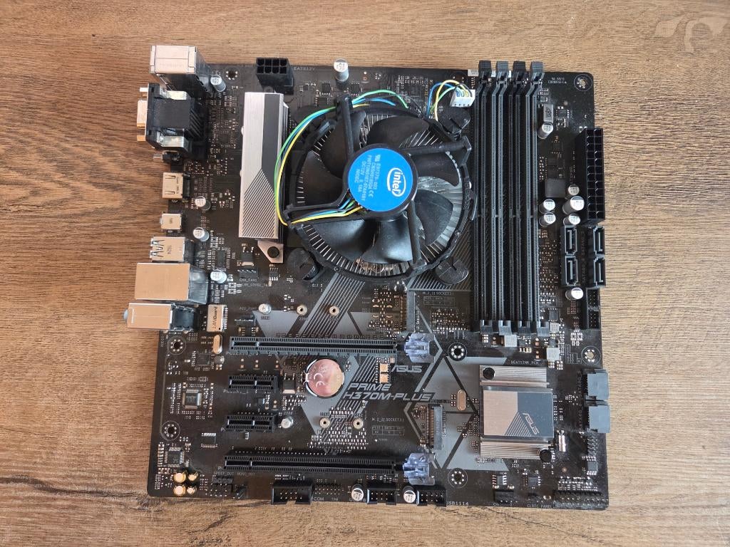 ASUS Prime H370M-Plus & I5-9600K, Computers en Software, Moederborden, Gebruikt, Intel, DDR4, Ophalen of Verzenden