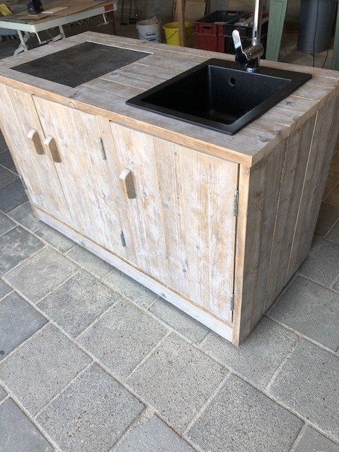 buitenkeuken van gebr steigerhout, Tuin en Terras, Ophalen, Nieuw, Houtskool