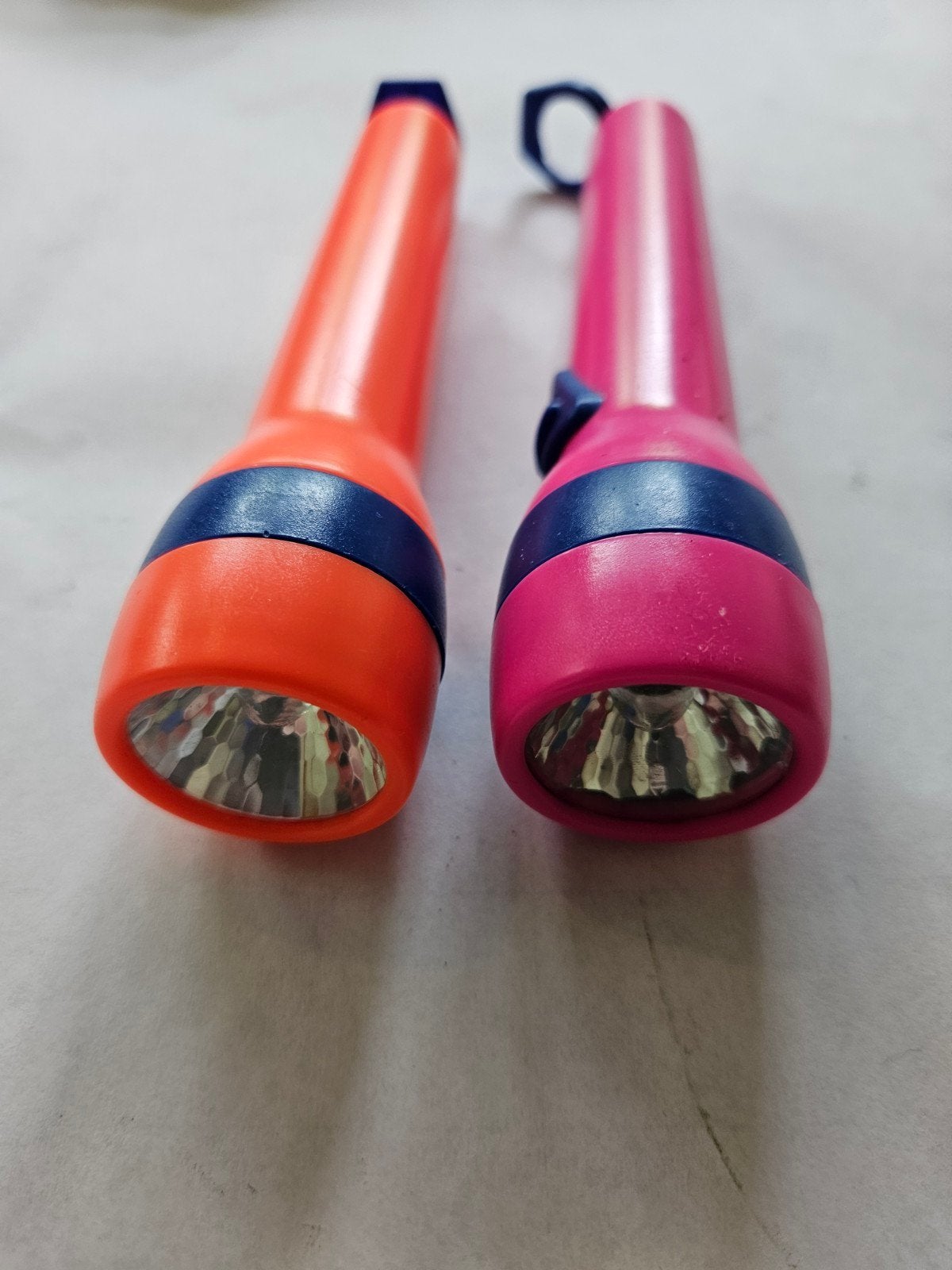 2 kindeezaklampen, Caravans en Kamperen, Ophalen of Verzenden, Gebruikt, Batterij