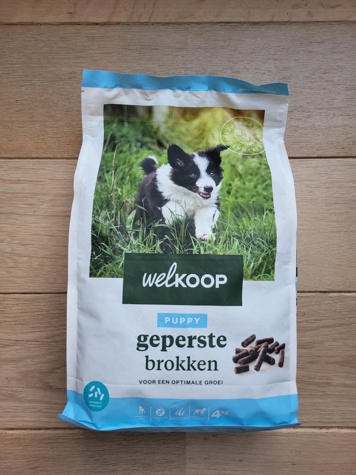 Welkoop geperste brokken puppy 4kg ongeopend nieuw, Dieren en Toebehoren, Ophalen, Hond